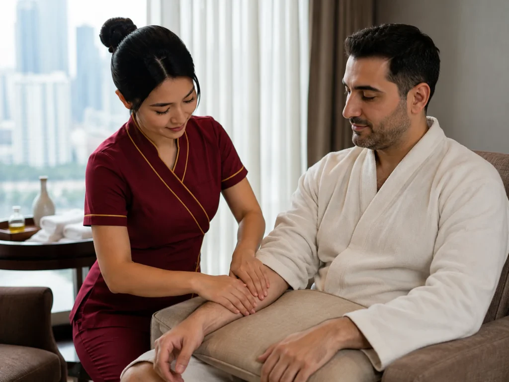 Erotic Massage คืออะไร? ต่างจากการนวดเพื่อสุขภาพอย่างไร 3 260823 the victoria outcall bangkok 041 Horizontal