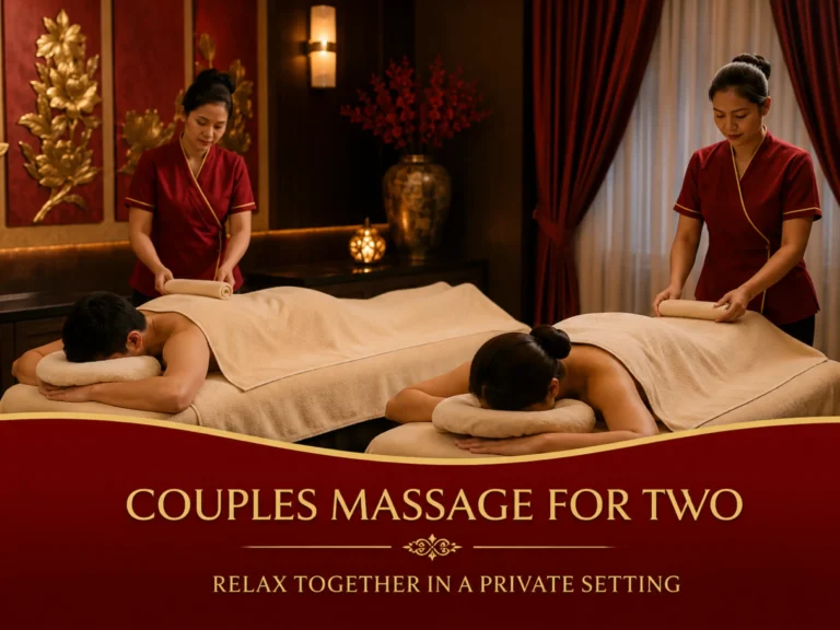 บริการนวดคู่สำหรับ 2 ท่าน